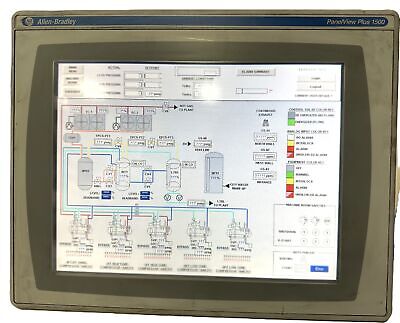 Allen-Bradley 2711P-T15C4A8 15" Color Touchscreen Display PanelView Plus 1500