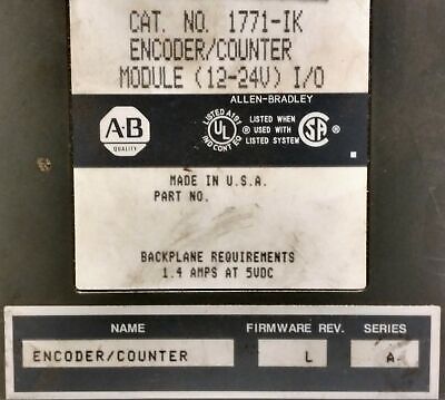 Allen-Bradley 1771-IK PLC Encoder/Counter Module
