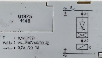 Crouzet 88-826-014 MAS5 Solid State Time Delay Relay