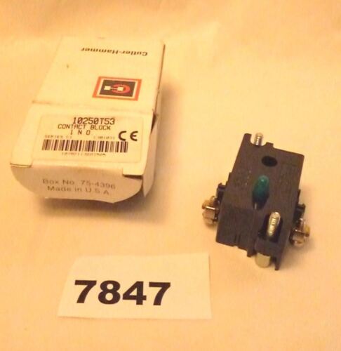 Cutler-Hammer Contact Block 10250T53 1NO