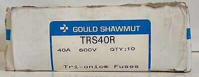 Gould TRS40R TRI-IONIC 40 A 600 V Class RK5 Current Limiting Time Delay Fuse