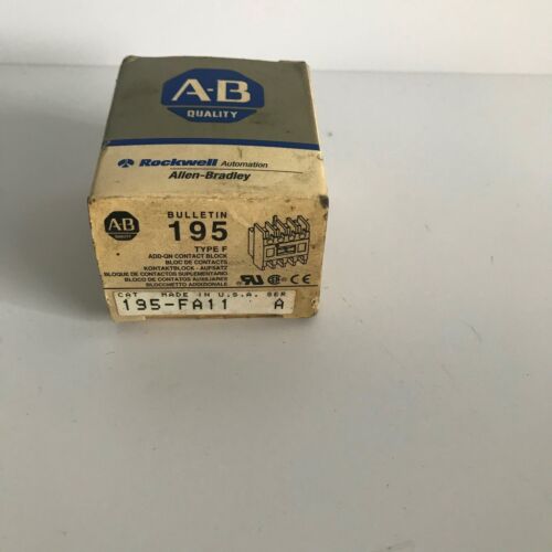 Allen-Bradley 195-FA11 Contact block