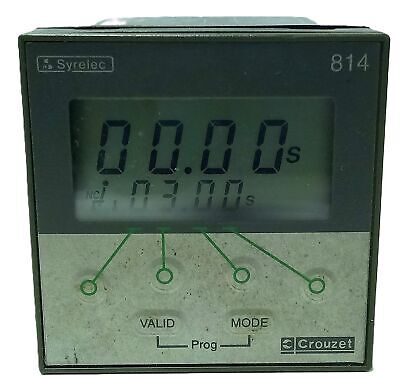 Crouzet 88857005 TIMER 814 250 V AC 10 A 0.01S-9999H PLC Timer Module