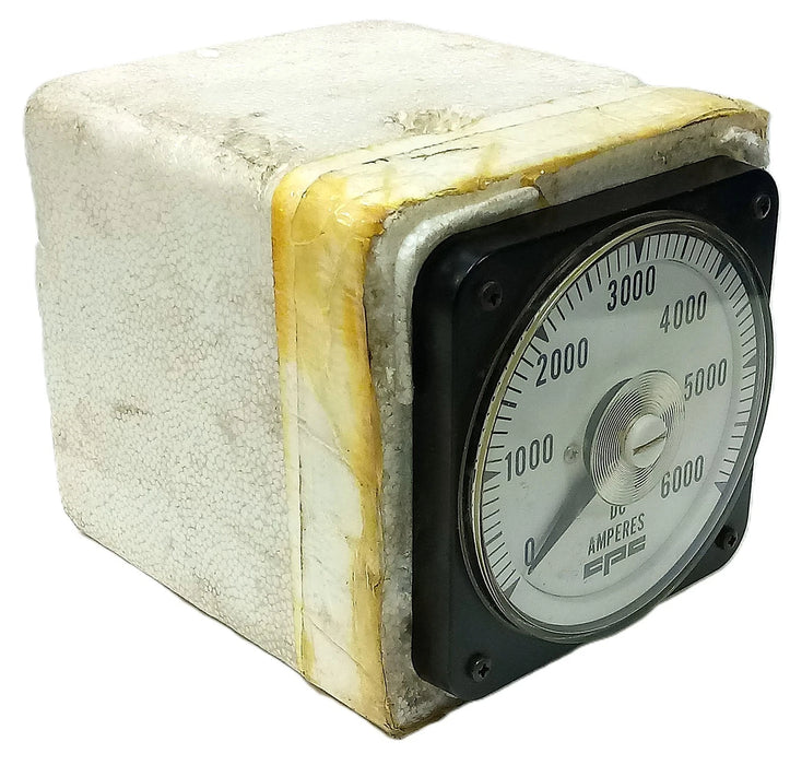 Yokogawa 103121CAUP7LHF/P 0-6000 DC Amperes Panel Meter