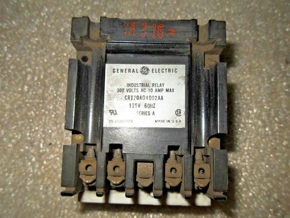 GE CR120A04002AA Industrial Relay
