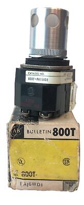 Allen-Bradley 800T-PA16XD1 120 VAC Oiltight Illuminated Pilot Control Pushbutton