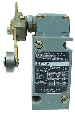 Allen-Bradley 802T-ALP 600 V AC 10 A Rotary Gear Limit Switch w/ Roller Lever.