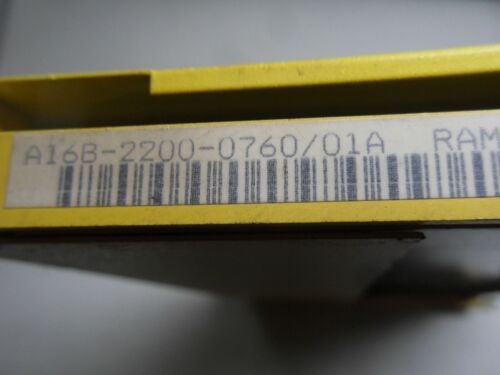 1 FANUC A16B-2200-0760 MEMORY BOARD