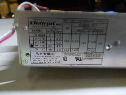 1 DELTRON W115D POWER SUPPLY