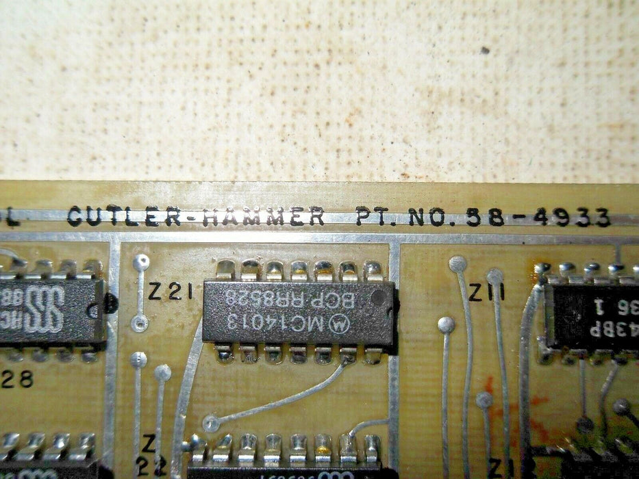 Cutler-Hammer 58-4933 Phase Control Board