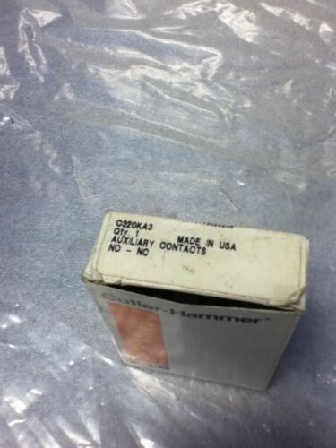 Cutler-Hammer C320KA3 AUXILIARY CONTACT
