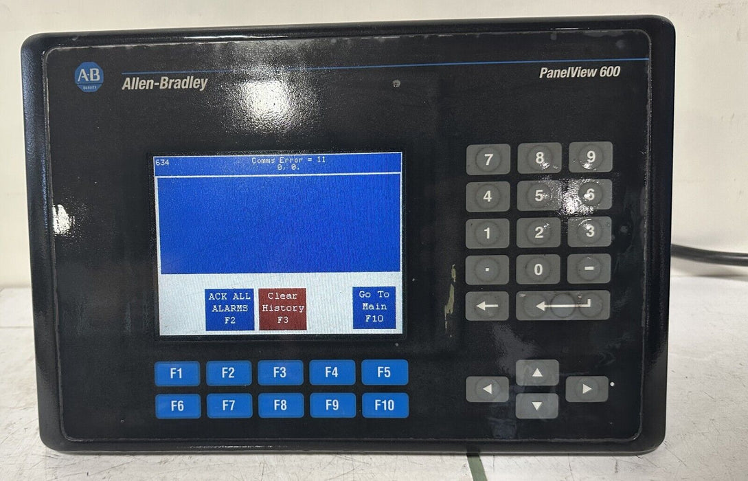 Allen-Bradley 2711-K6C10 Ser C FRN 4.46 Color Display DeviceNet PanelView 600