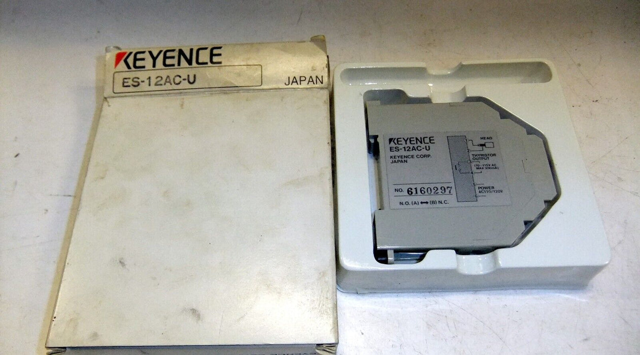 Keyence Amplifier ES-12AC-U