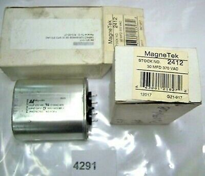 2 Magnetek Capacitor # 2412 6X662B Ge30Mfd