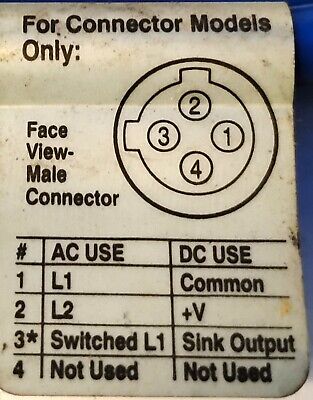Cutler-Hammer 13108A6513 20-264 V AC 15-30 V DC Comet 100 Photoelectric Sensor
