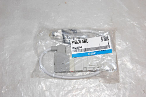 SMC SV2A00-5W1U 4 POSITION DUAL 3 PORT SOLENOID VALVE