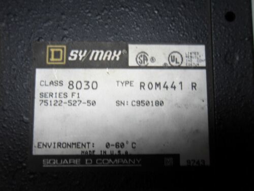 Square D SYMAX ROM-441 R Series F1 Output Module