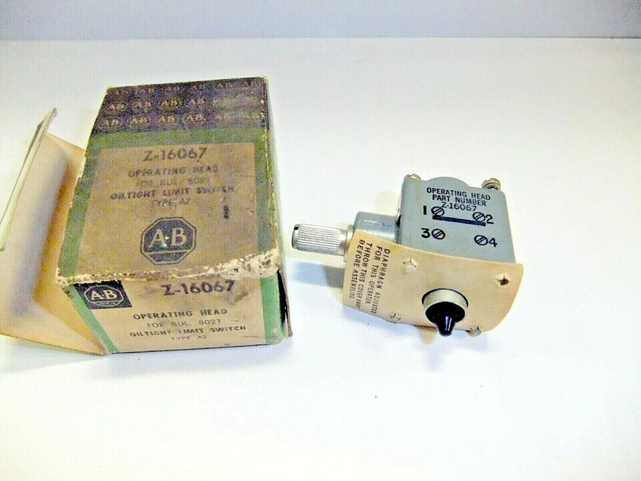 Allen-Bradley Limit Switch Head Z-16067