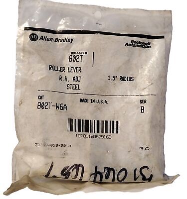 Allen-Bradley 802T-W6A 1.5" Radius Steel RH Adjustable Limit Switch Roller Lever