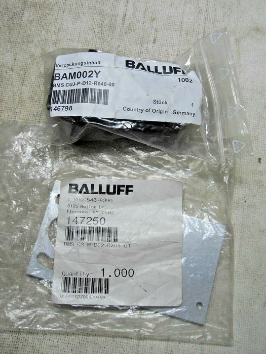 LOT OF 2 Balluff BMS CS-M-D12-BX01-01, BAM002Y Mounting Accessories