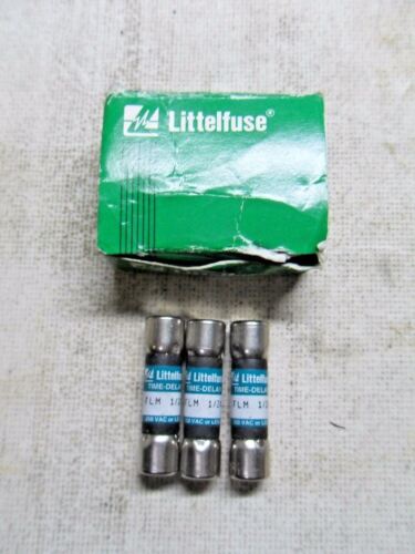 1 LOT OF 3 Littelfuse FLM 1/2A 250V 1/2A Fuses