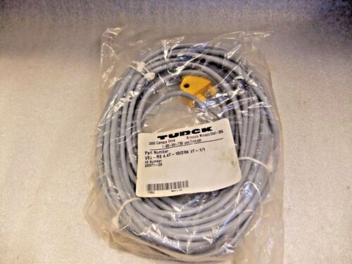 Turck VB2-RS 4.4T-10/2RK 4T-1/1 Cordset Molded Twin Junction