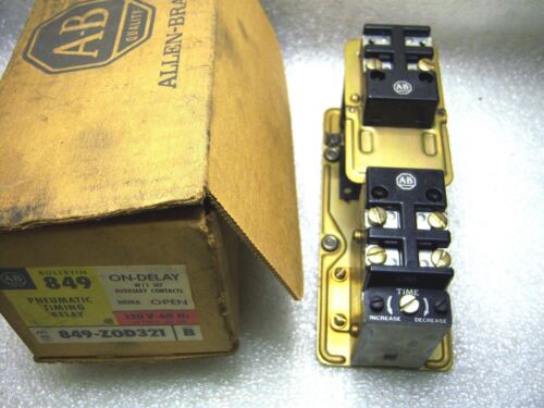 Allen-Bradley Pneumatic Timing Relay 849-ZOD321B