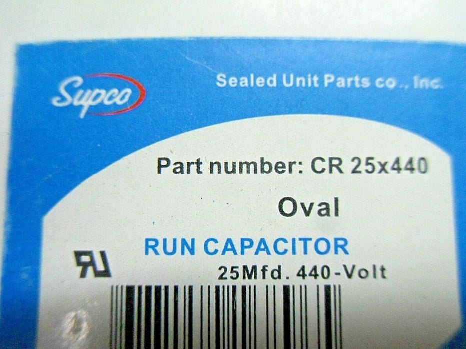Supco CR 25X440 Run Capacitor