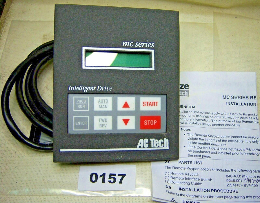 Lenze AC Technology Keypad & Cord MC Drive 840-001-1