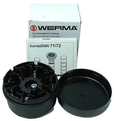 WERMA 640.830.00 Terminal Block For use with 70 mm Stacklights