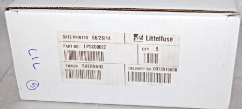Littelfuse LPSC0002Z FUSE HOLDER LOT OF 5