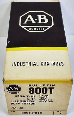 Allen-Bradley 800T-PB16 120 V Illuminated Push Button
