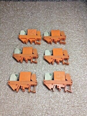 6 Weidmuller V23127-B0006-A201 Relays with Modules