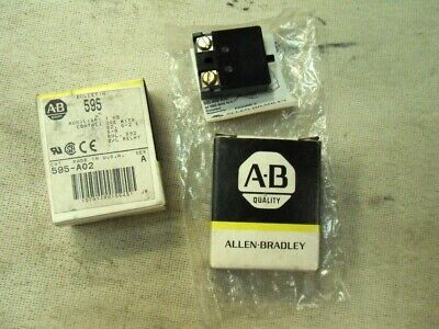 Allen-Bradley 595-A02 10 A Auxiliary Contact for Sizes 0-2 and 5-9