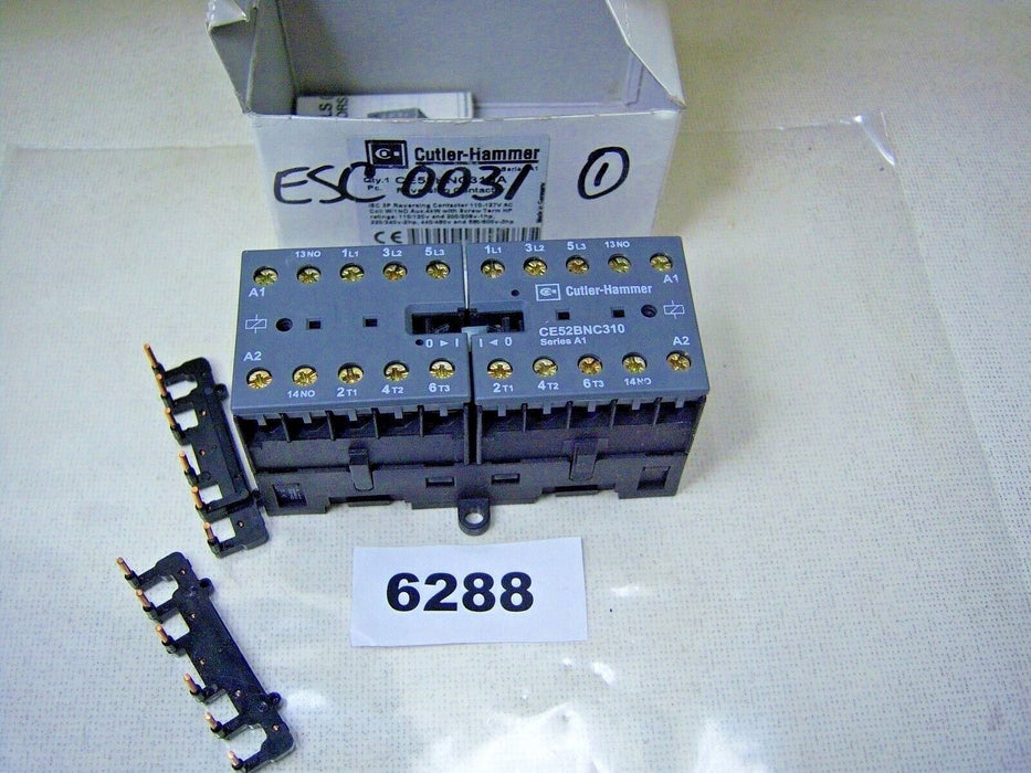 Cutler-Hammer IEC Reversing Contactor CE52BNC310 110-127VAC 3P
