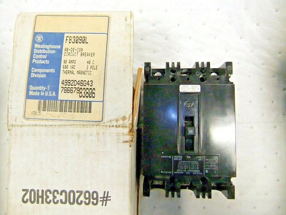 Westinghouse FB3090L Circuit Breaker