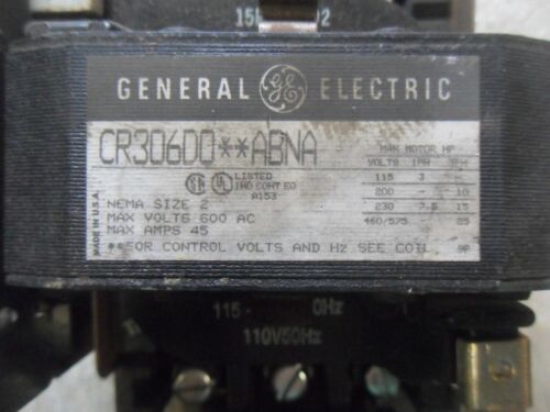 GE CR306D0**ABNA SIZE 2 Starter
