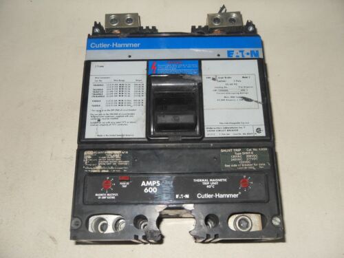 1 Cutler-Hammer LSB220600E CIRCUIT BREAKER 240V 2P 600A