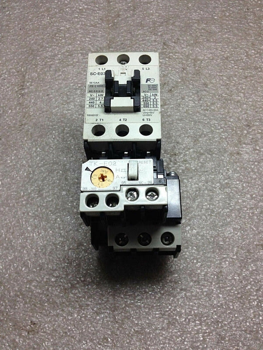 Fuji SC-E03 CONTACTOR WITH TK-E02 RELAY