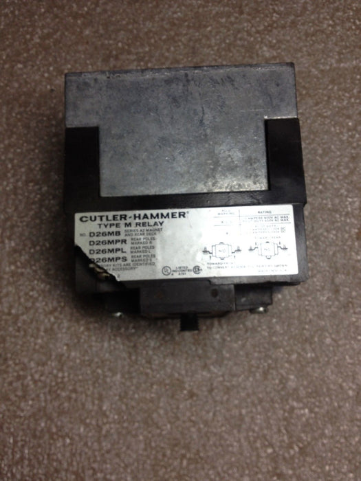 Cutler-Hammer D26MB Relay Base Assembly