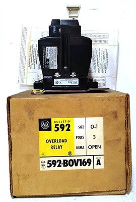 Allen-Bradley 592-BOV169 120-600 V AC Size 0-1 Overload Relay