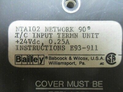 Bailey Controls NTAI02 Termination Unit Tc Input 8INPUT NET 90