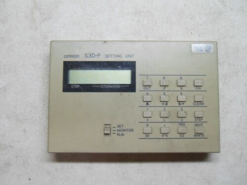 Omron S3D-P Programmer for Sensor Controller
