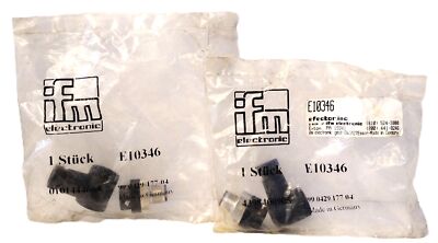 IFM Efector SSTAH040MSSFKPG E10346 125VAC/150VDC 4-Pin Angled Male M12 Connector