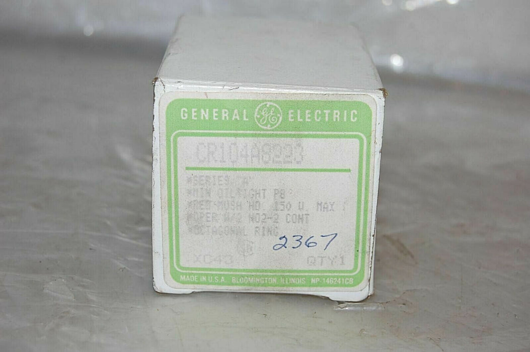 GE CR104A8223 Mushroom Head Pushbutton
