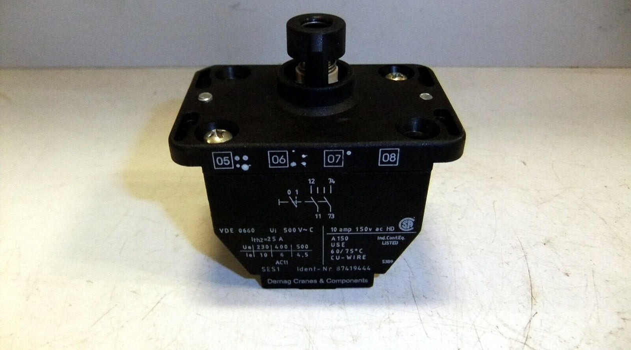 Demag Transformer / Contact Block 87419444