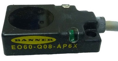 Banner Engineering EO60-Q08-AP6X 27761 10-30 V DC Photoelectric Sensor
