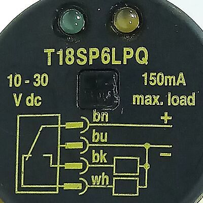 Banner Engineering T18SP6LPQ 10-30 V DC Photoelectric Proximity Sensor