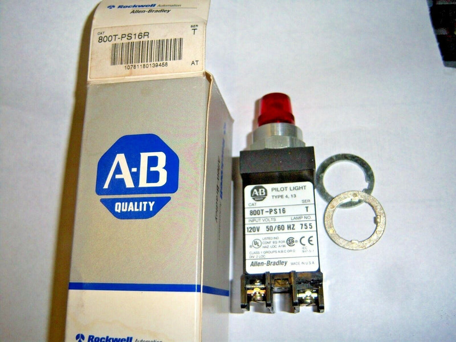 Allen-Bradley 800T-PS16R Pilot Light RED