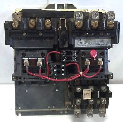 Allen-Bradley 505-COB Size 2 Series B Reversing Starter 3 PH 480 VAC 60 Hz